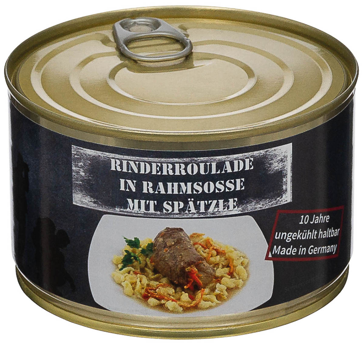 Rinderroulade mit Spätzle, Vollkonserve, 400 g, 7% Mwst.