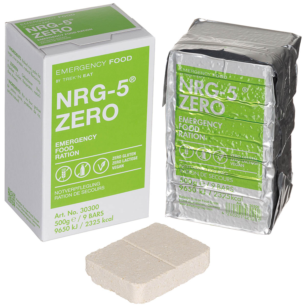 Notverpflegung, NRG-5, ZERO, 500 g, (9 Riegel), 7% Mwst.
