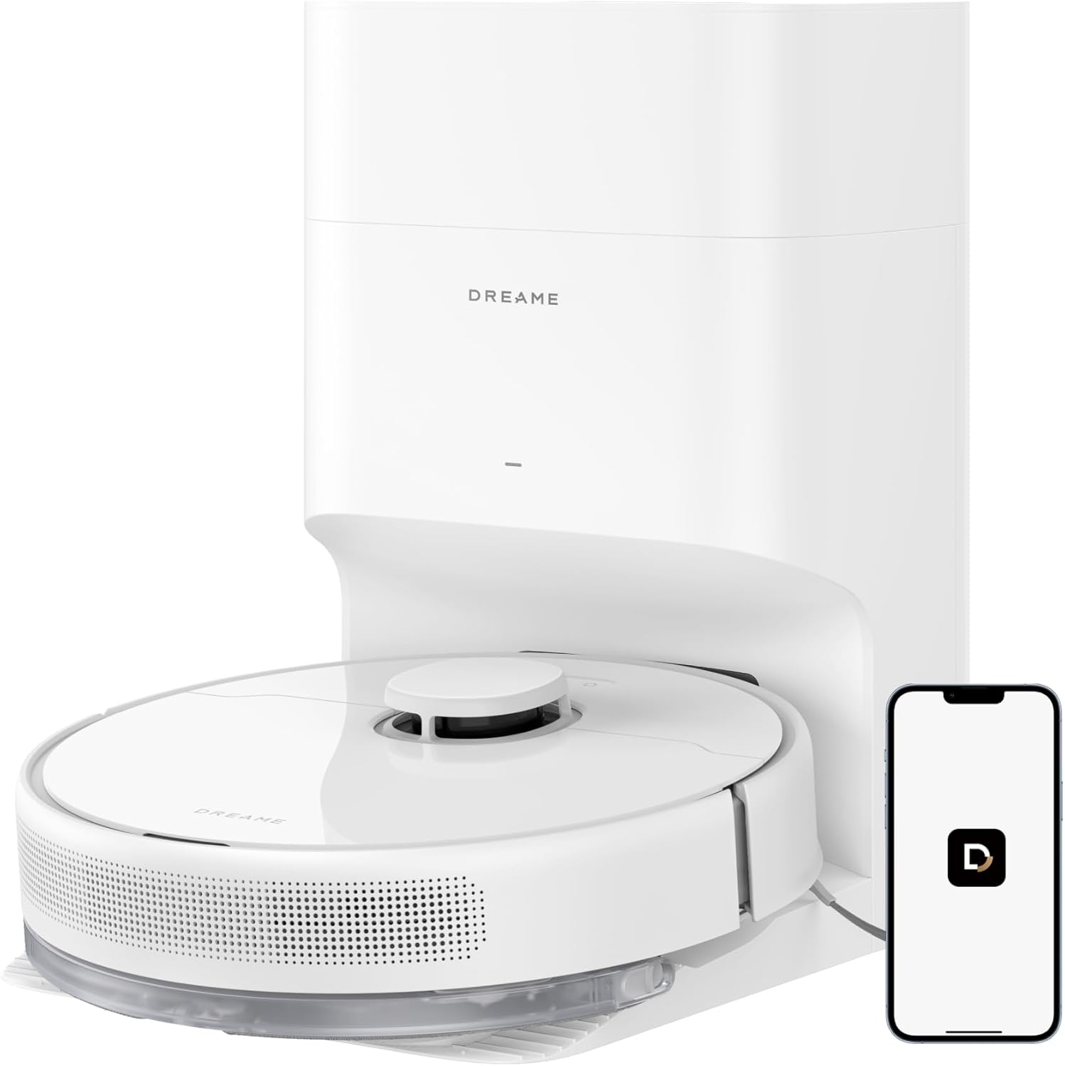 Dreame D10 Plus Gen 2 Saugroboter, 4 Liter Staubbeutel, 2-in-1 Saugen & Wischen, Präzise Hindernisvermeidung, 6000 Pa Saugkraft für Teppiche und Tierhaare, 285-Minuten-Akku