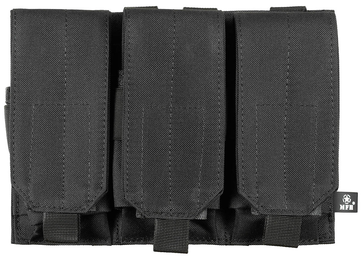 Magazintasche,3-fach,"MOLLE",  schwarz