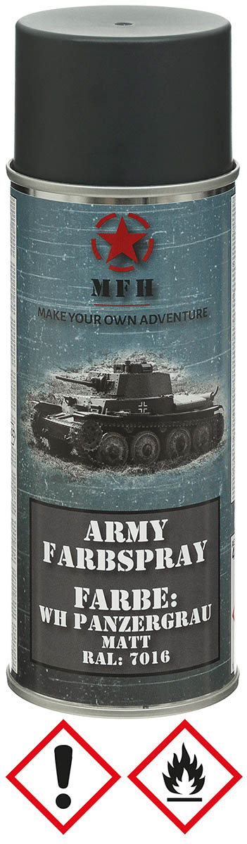 Army Farbspray, WH PANZERGRAU, matt, 400 ml