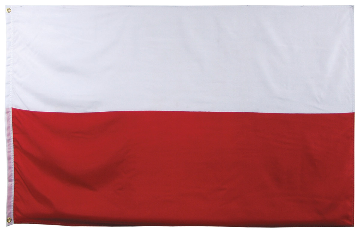Fahne, Polen, Polyester, 90 x 150 cm