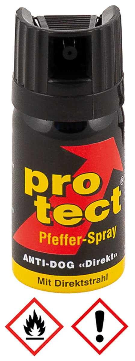 Pfeffer-Spray, Direktstr.,40ml Sprühfl. (VERKAUF NUR IN EU)