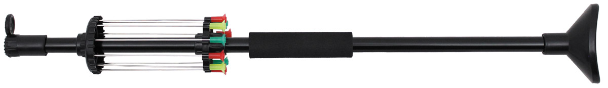 Blasrohr mit Visier, ca.45 cm, 10 Nadelpfeile, ab 18 Jahre!