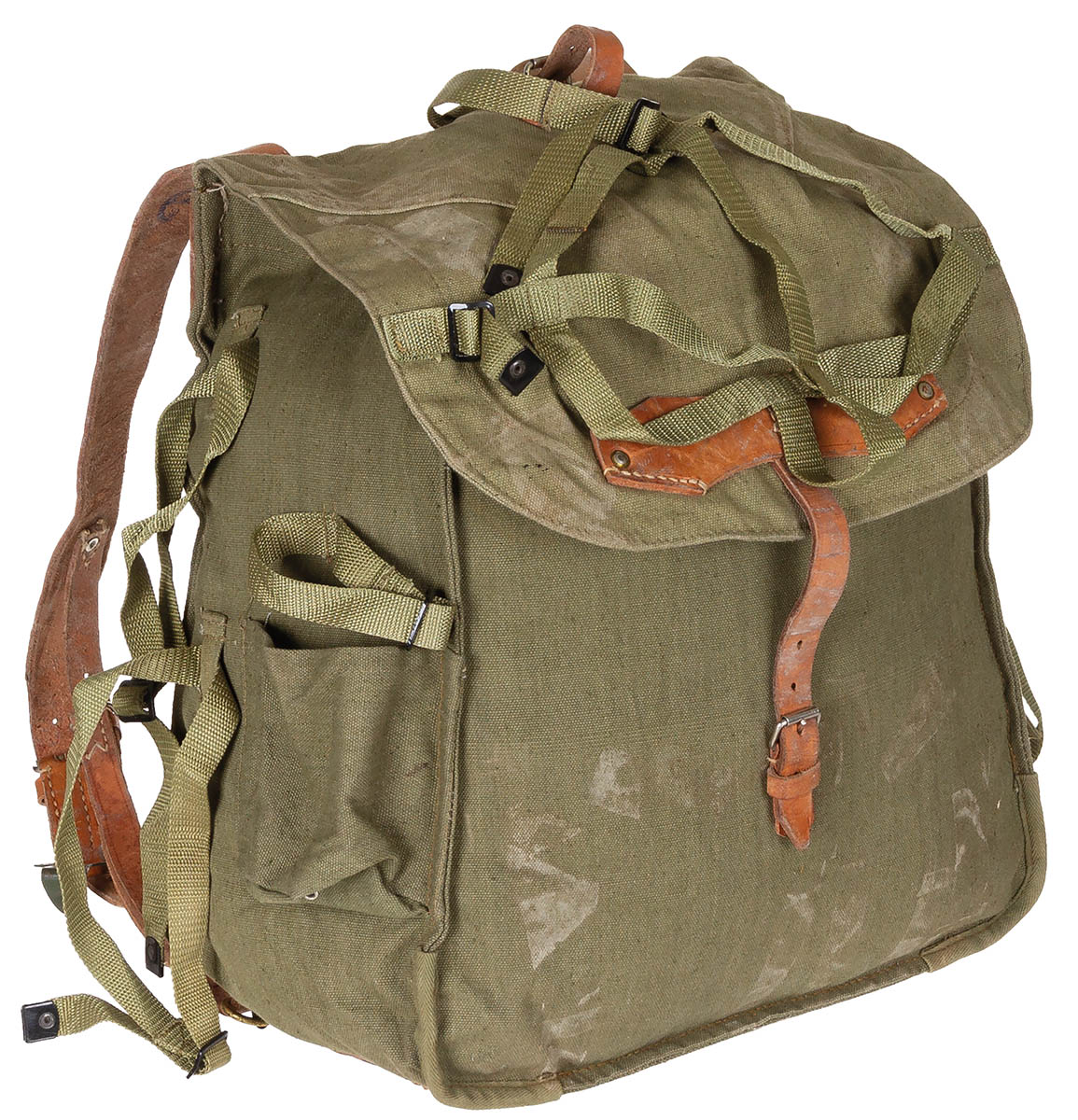 Rumän. Rucksack, oliv, gebr.