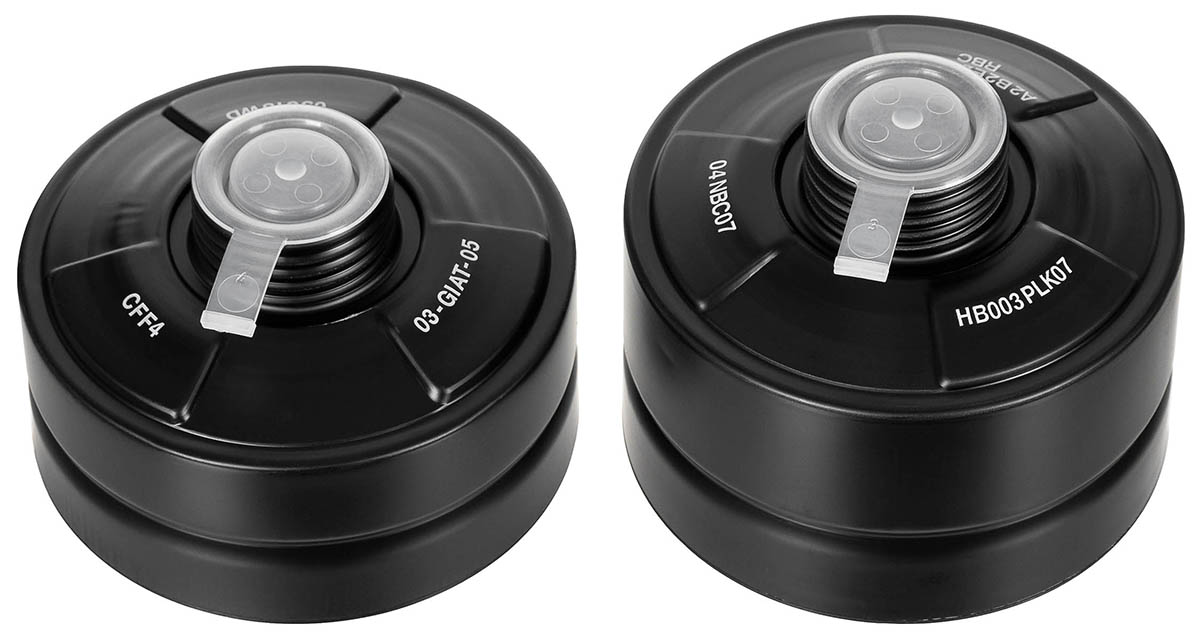 Pol. Schutzmaskenfilter, MP5, neuw. (EXP.BESCHRÄNKUNG)