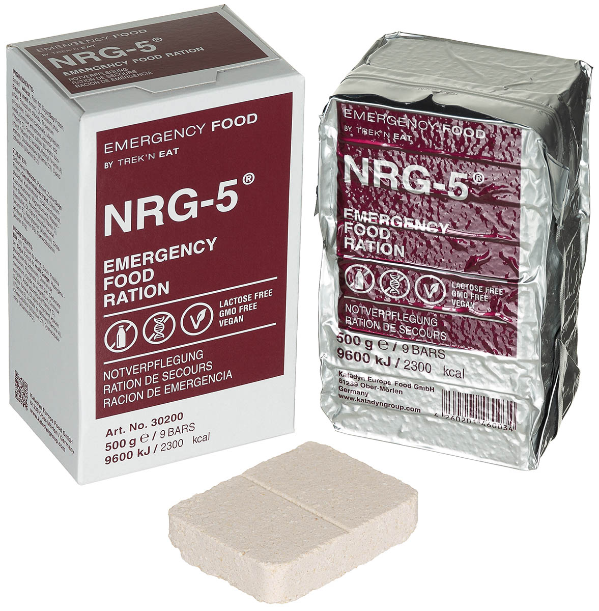 Notverpflegung, NRG-5, 500 g, (9 Riegel), 7% Mwst.