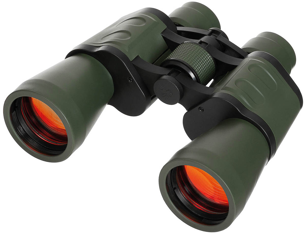 Fernglas, faltbar, 10 x 50, oliv, Ruby Linse