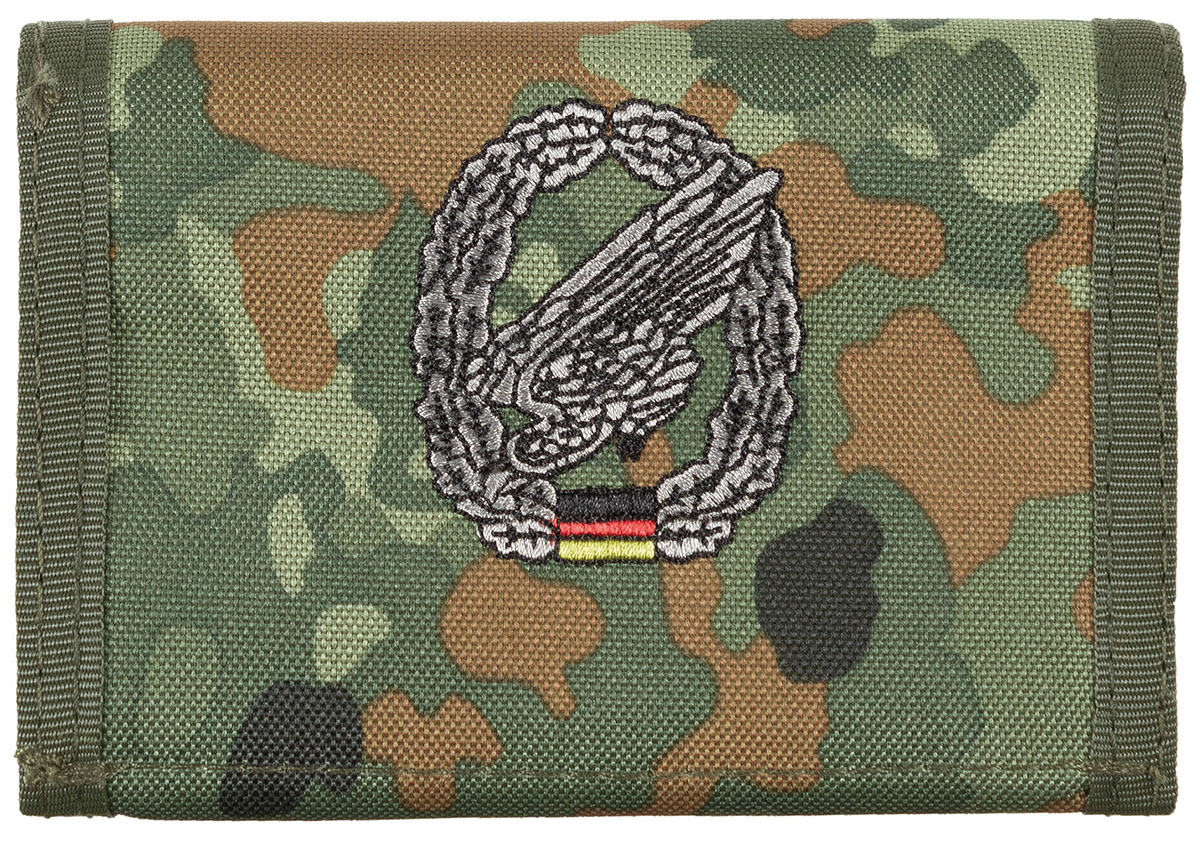 BW Geldbörse, flecktarn, Fallschirmjäger