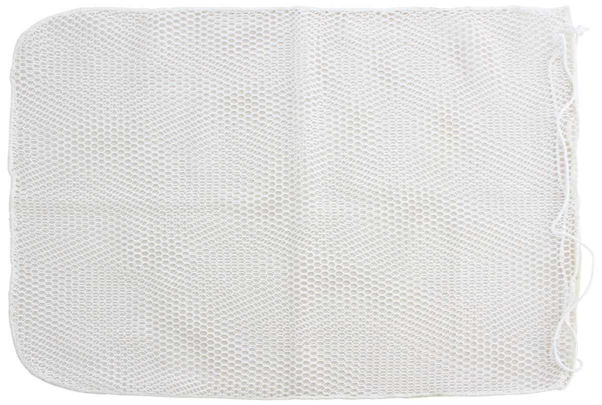 Holl. Wäschesack, Netz, weiß, 75 x 55 cm, gebr.
