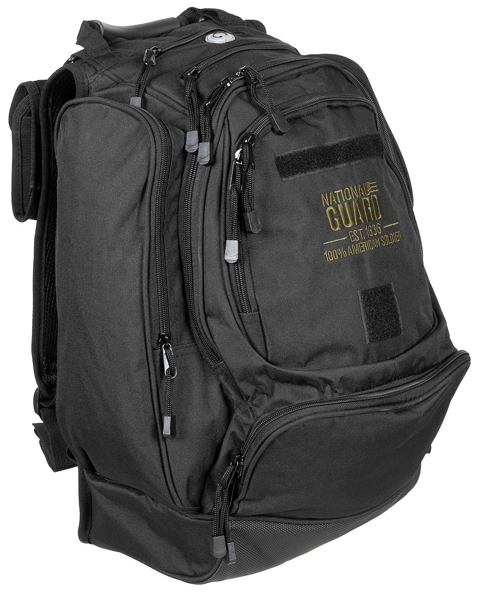 US Rucksack, NATIONAL GUARD, schwarz