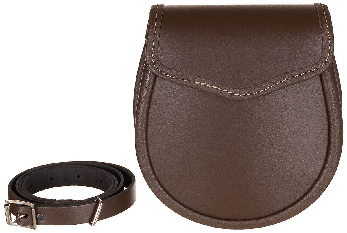 Schott. Ledertasche, braun, Royal Regiment Scotland, neuw.