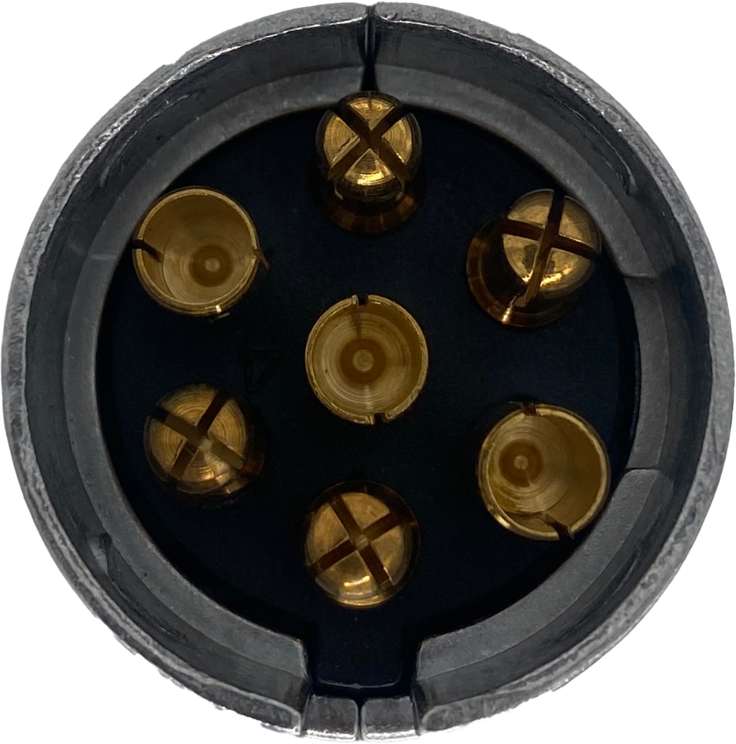 7-poliger Autostecker mit Metallgehäuse