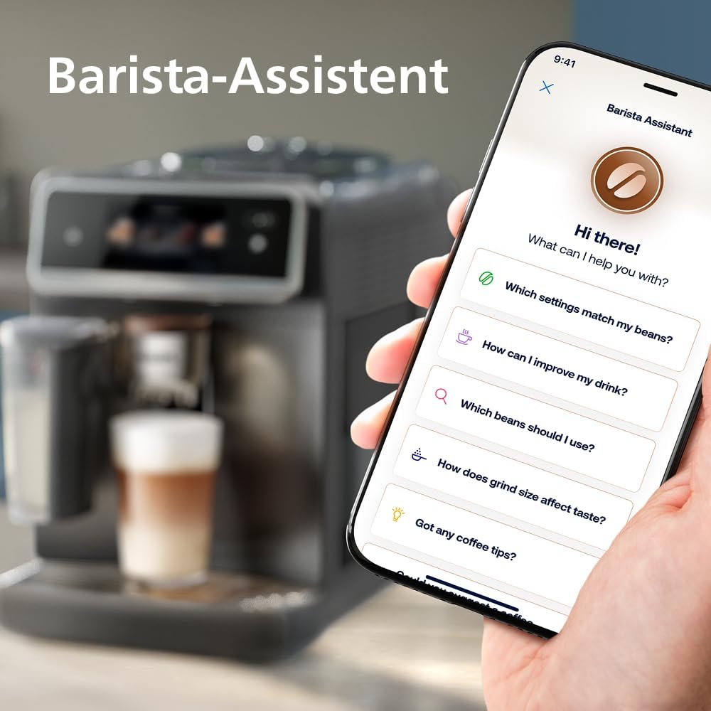PHILIPS LatteGo Pro Aromis 8000 Series Kaffeevollautomat – BrewExtract Technologie, LatteGo Pro, 50+ heiße & kalte Getränke, mit einfacher Reinigung, intuitives Display und Barista-Assistent (EP8757/12)