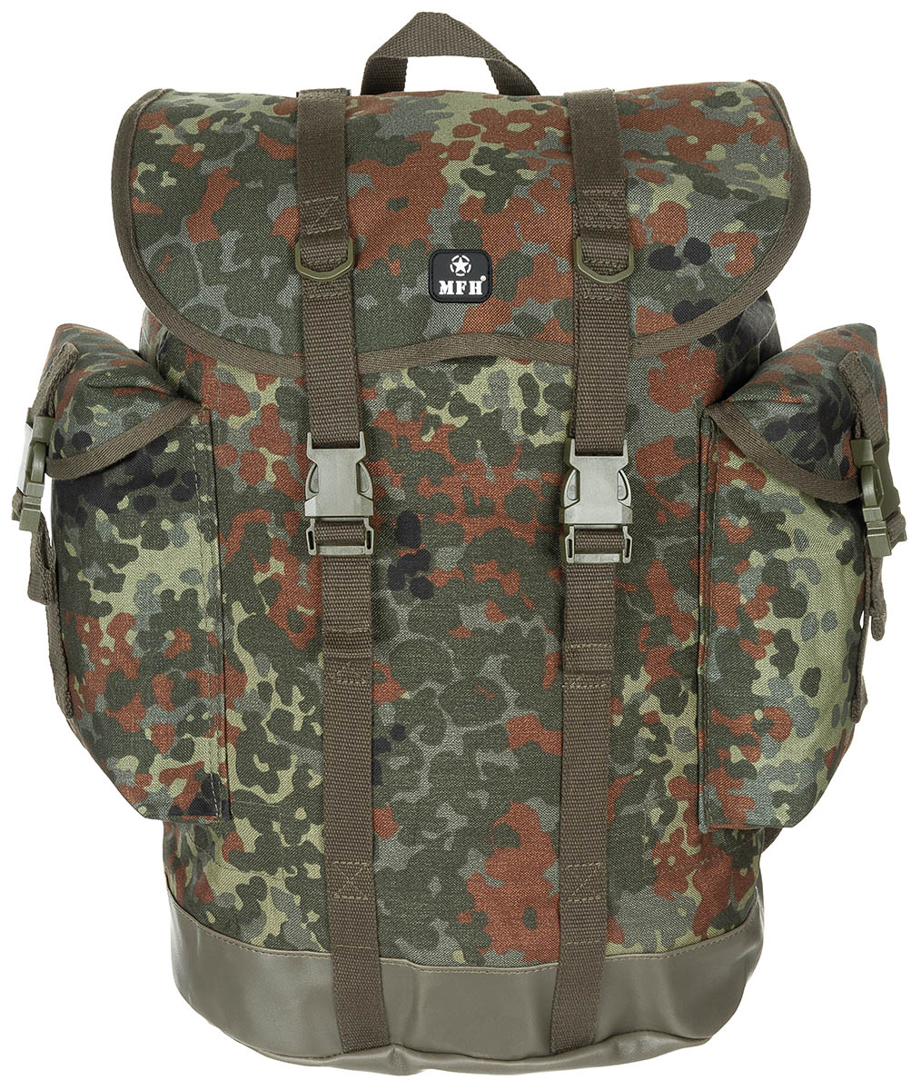BW Gebirgsrucksack, flecktarn, Neufertig. aus orig. Material
