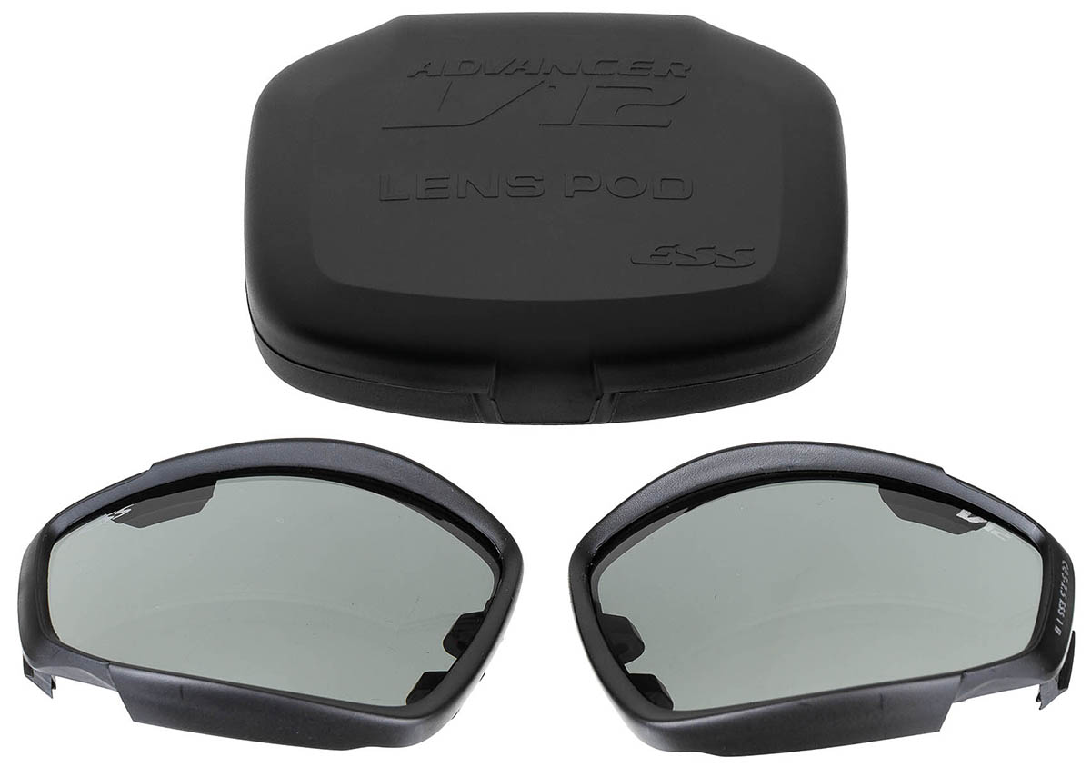 Ersatzgläser f. Schutzbrille,  ESS V12, smoke, neuw.