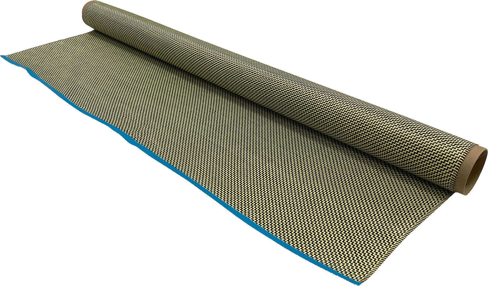 Kohle/Aramidgewebe 210g/m² (Köper) 1m Rolle