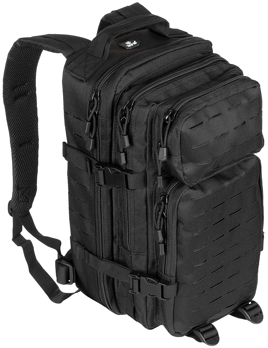 US Rucksack, Assault I, Laser, schwarz