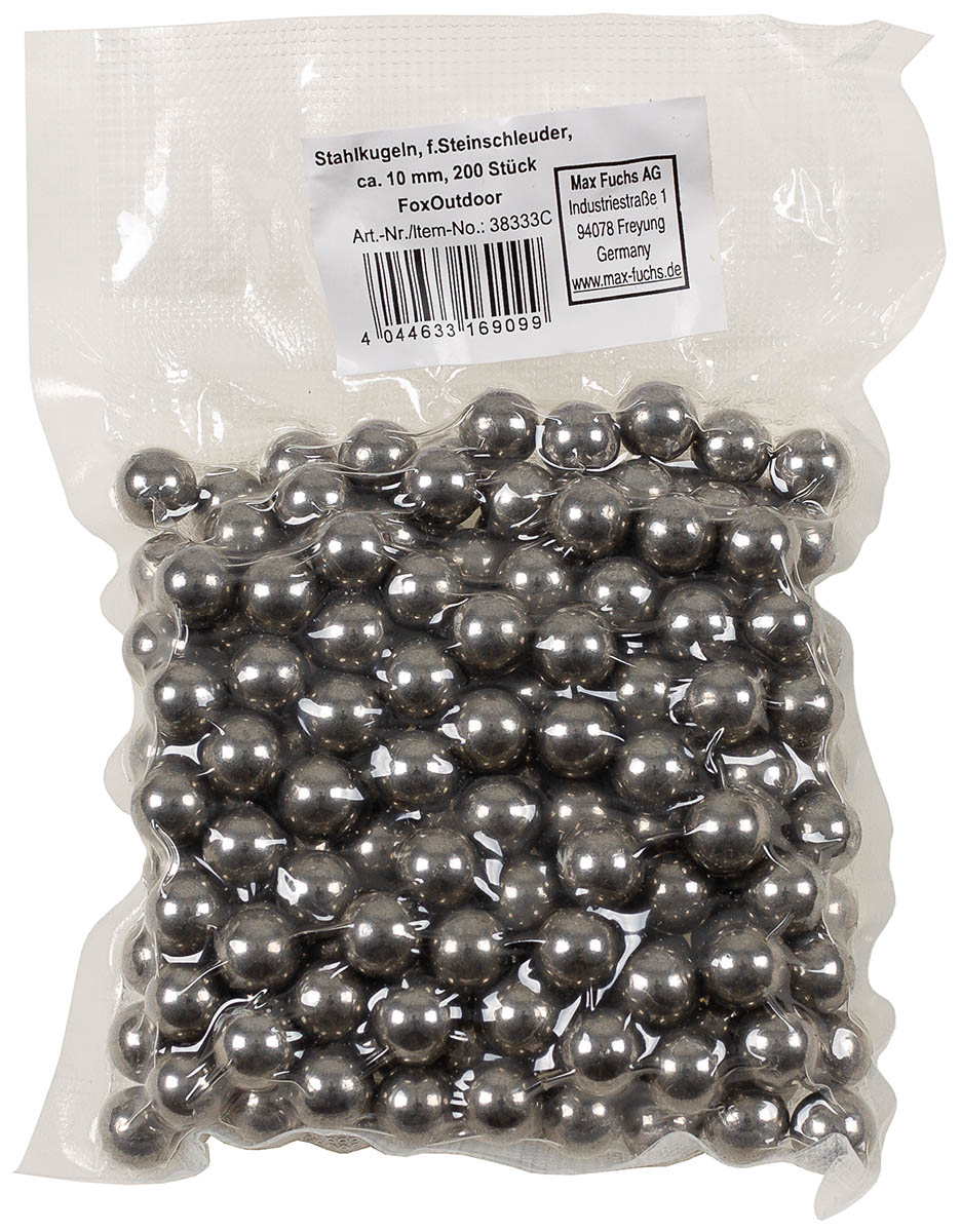Stahlkugeln, f.Steinschleuder, ca. 10 mm, 200 Stück