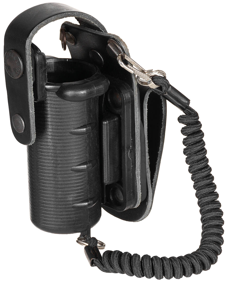 Verteidigungsspray-Etui, geb., Leder Holster, "PETER JONES"