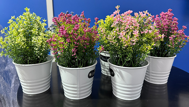 Künstliche bunte Blümchen ca. 22cm Pflanze 1 Stück