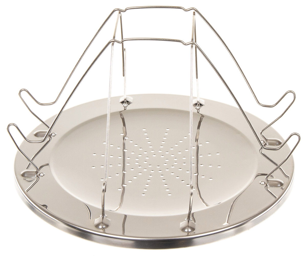 Campingtoaster, klappbar,  für 4 Scheiben, mit Zange