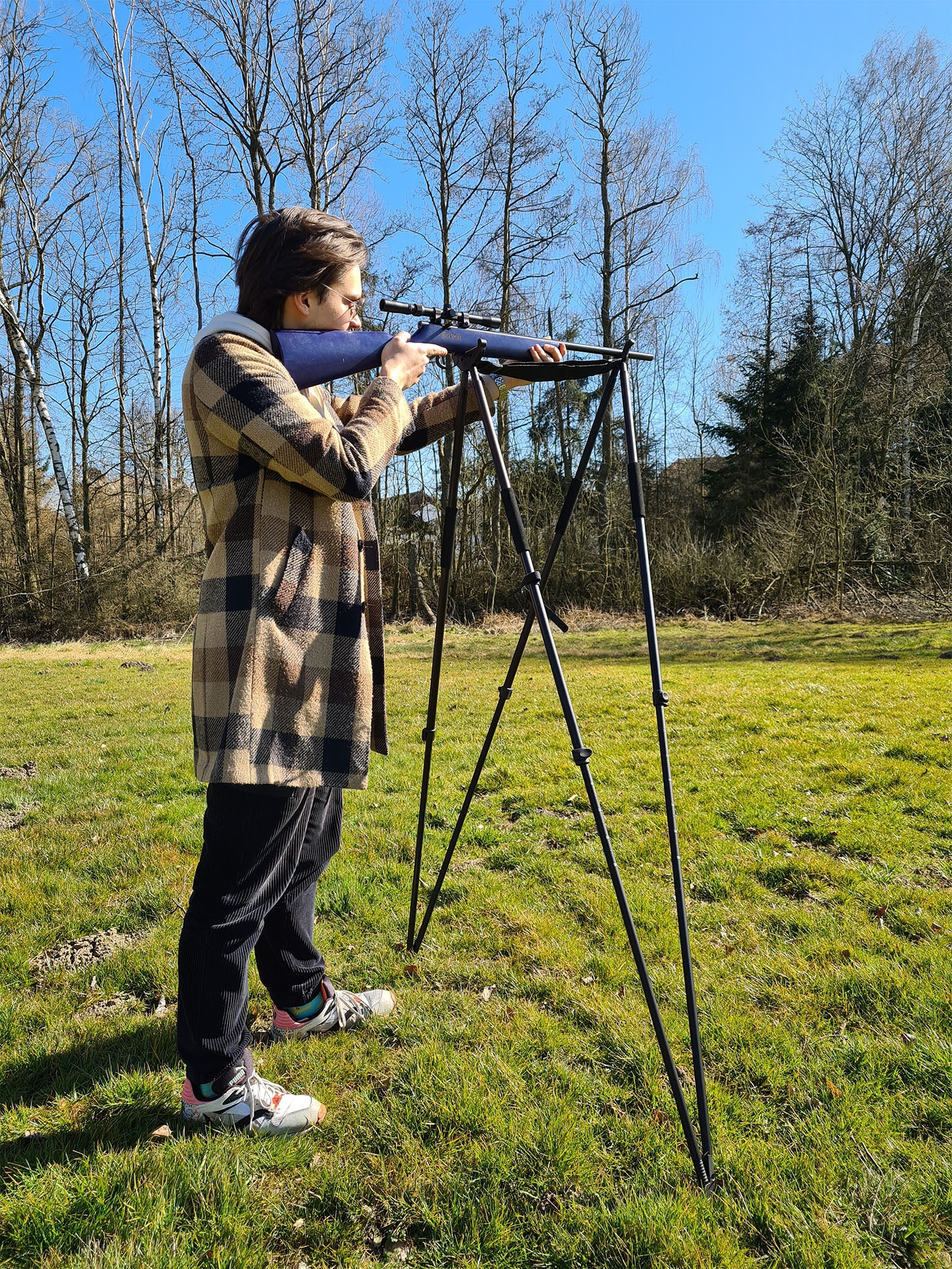 Zielstock vierbeinig Teleskop