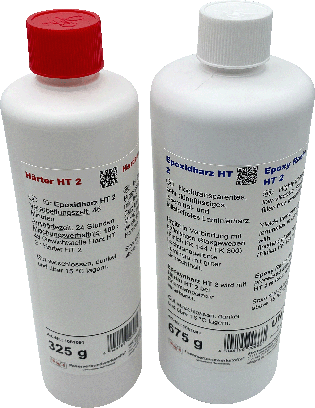 Harz und Härter HT2, Pack 1 kg