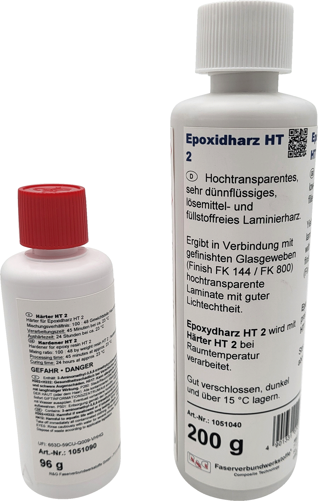 Harz und Härter HT2, Pack 296 g