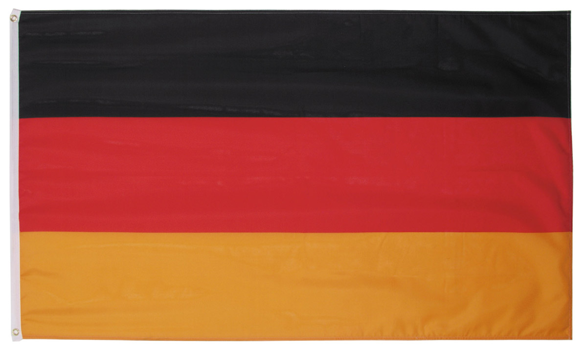 Fahne, Deutschland, Polyester, 90 x 150 cm