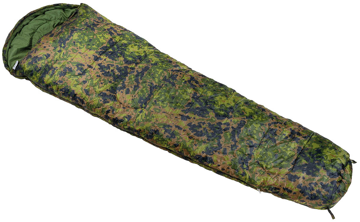 Mumienschlafsack, M05 tarn, 2-lagige Füllung