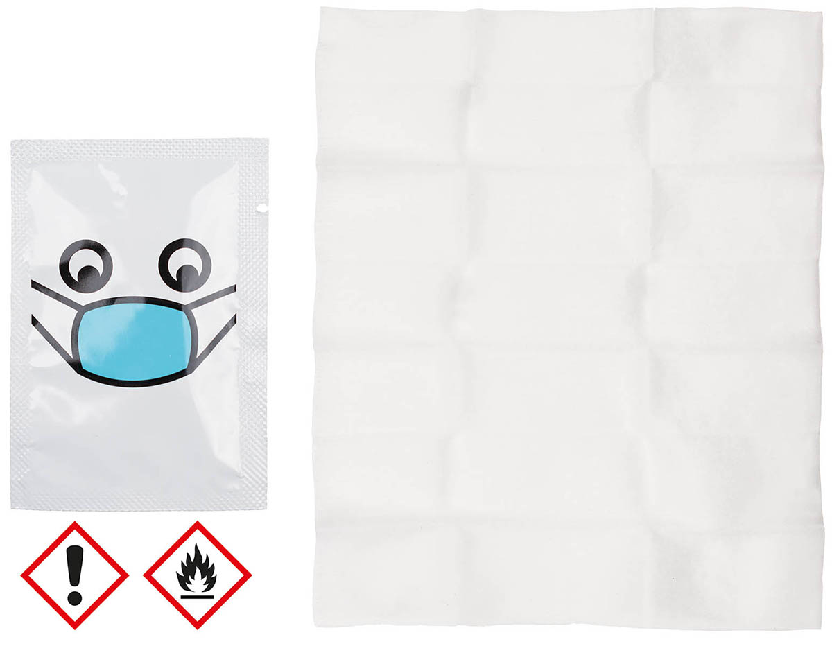 Desinfektionstuch,  18 x 14 cm