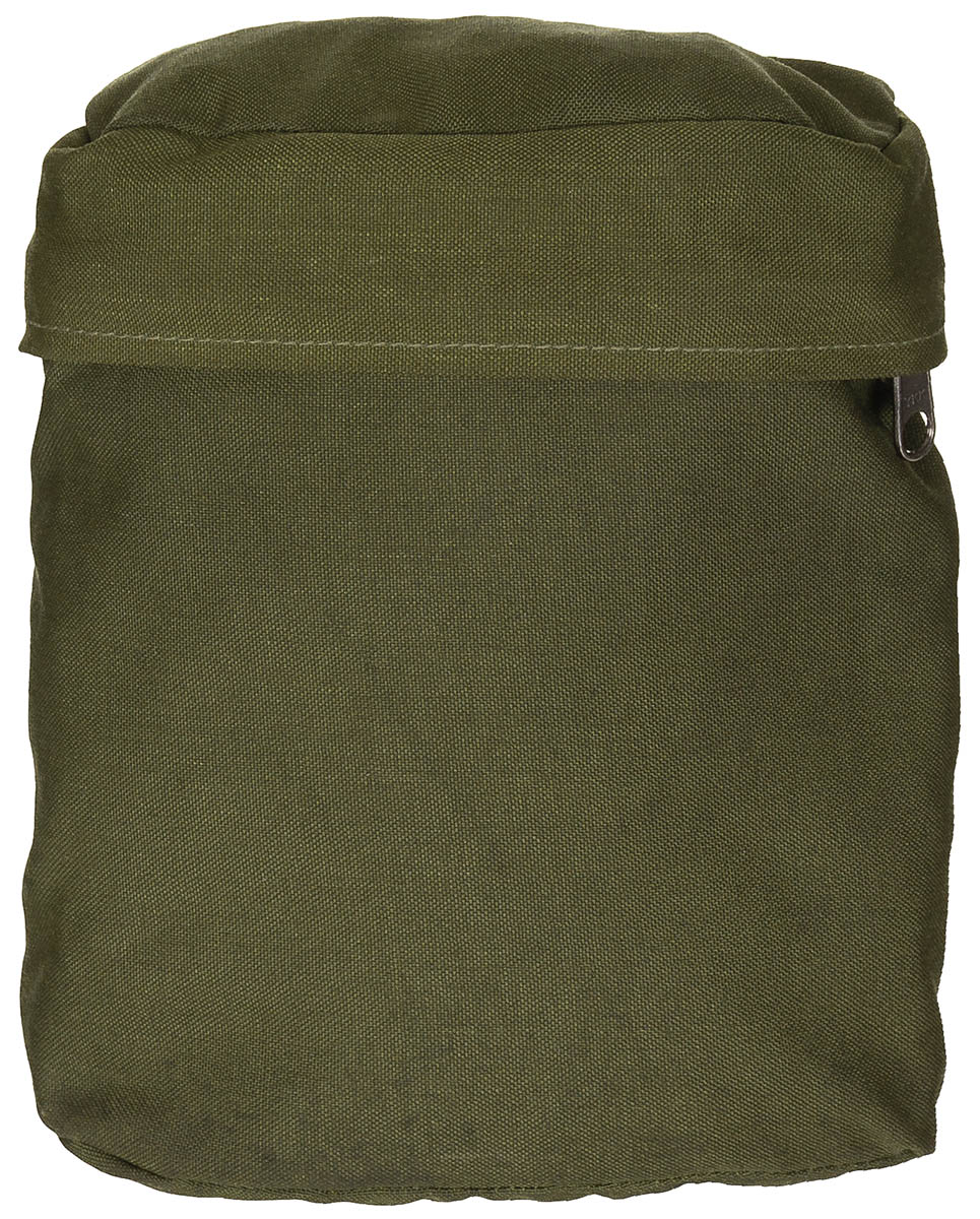 Österr. Seitentasche, mittel, KAZ03, oliv, gebr.