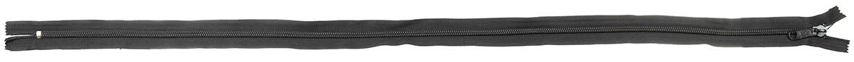 Reißverschluss, einweg,  schwarz, Plastik, 95 cm